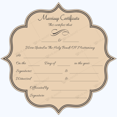 2018 Marriage Registration Form Fillable Printable PDF